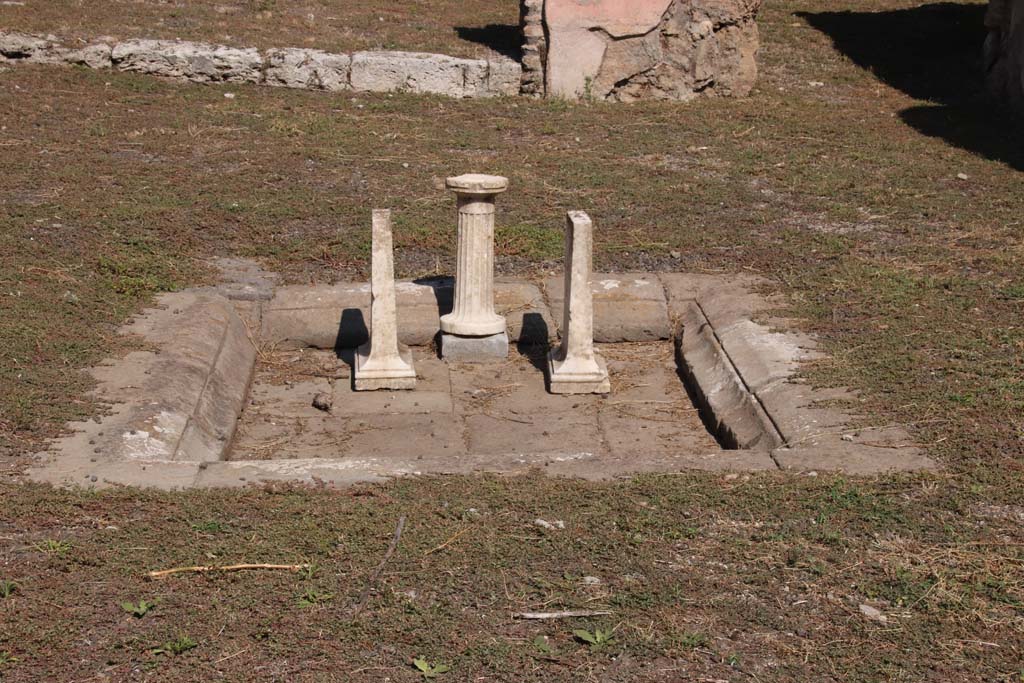 V.2.4 Pompeii. September 2021. Impluvium in atrium. Photo courtesy of Klaus Heese.