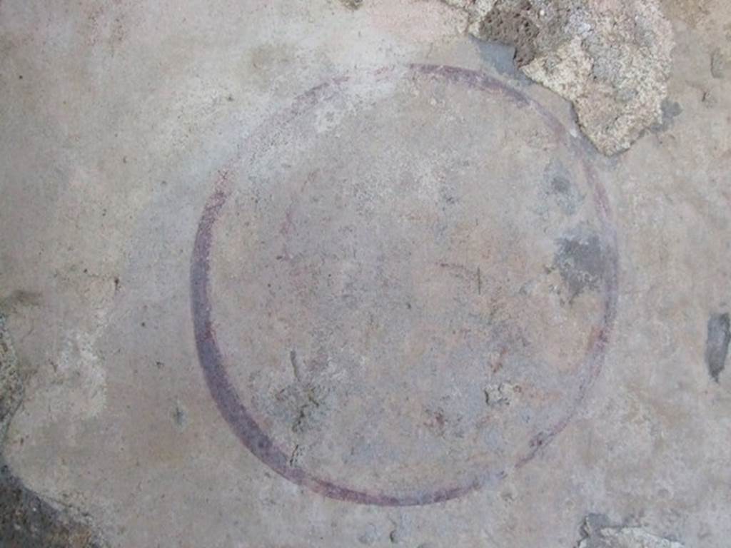 V.2.i Pompeii. December 2007. Room 4, painted roundel from south wall.