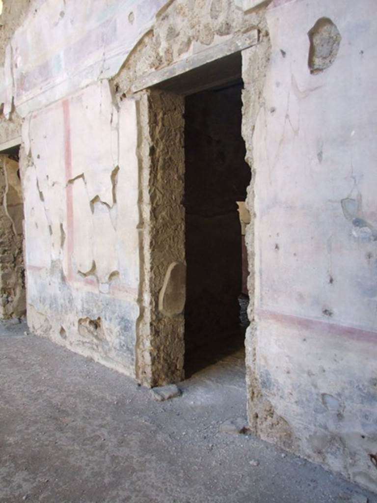 V.2.i Pompeii. March 2009.  Doorway to Room 2b, on west side of atrium.