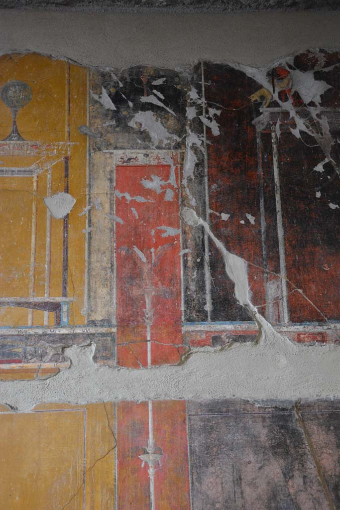 V.4.a Pompeii. March 2018. Room ‘g’, upper wall towards north end of west wall.
Foto Annette Haug, ERC Grant 681269 DÉCOR.
