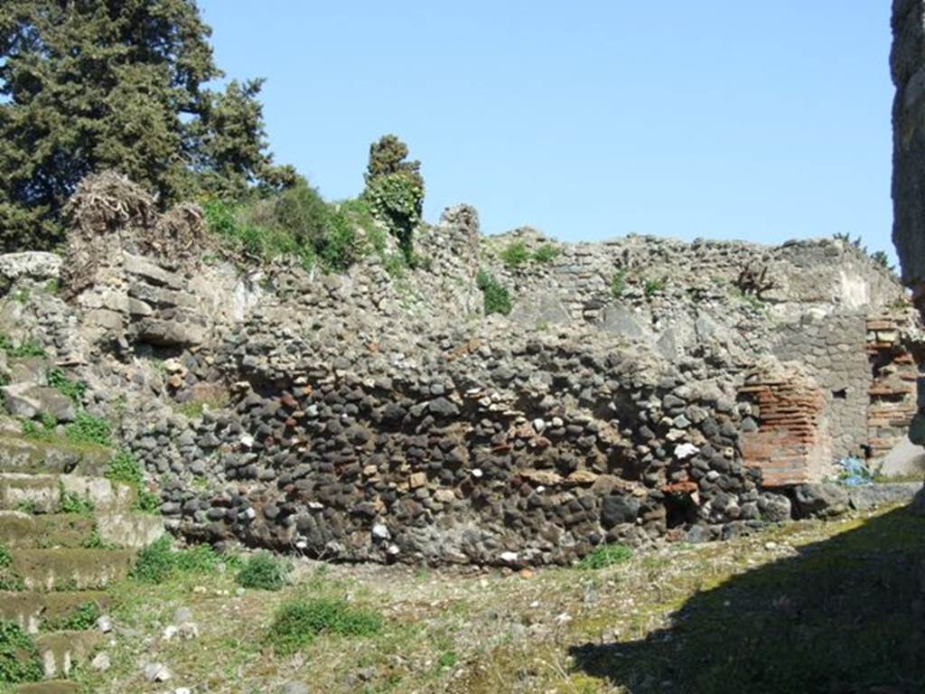 VI.1.1 Pompeii.  March 2009.  Looking east.