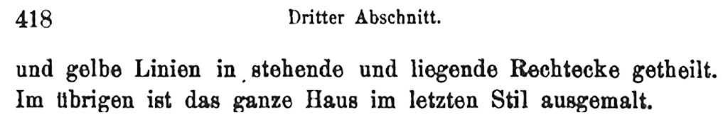 VI.2.14 Pompeii. 1882. Description of the house.
See Mau, A. 1882. Geschichte der Decorativen Wandmalerei in Pompeji. Berlin: Reimer, (p. 418).
