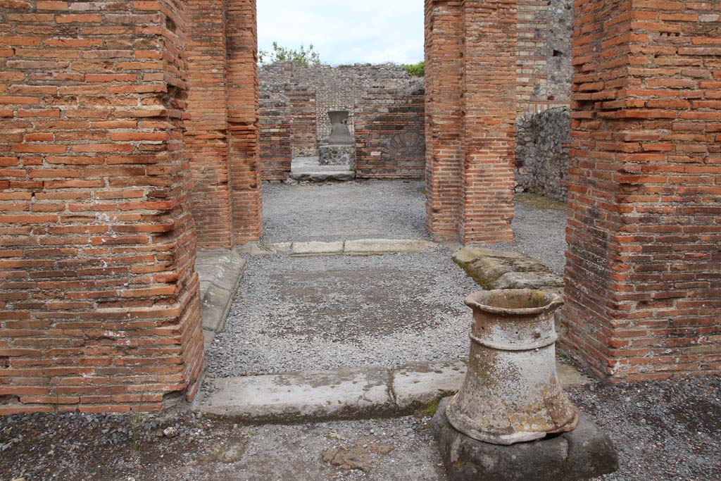 VI.3.3 Pompeii. April 2014. Room 1, looking east across impluvium. Photo courtesy of Klaus Heese.