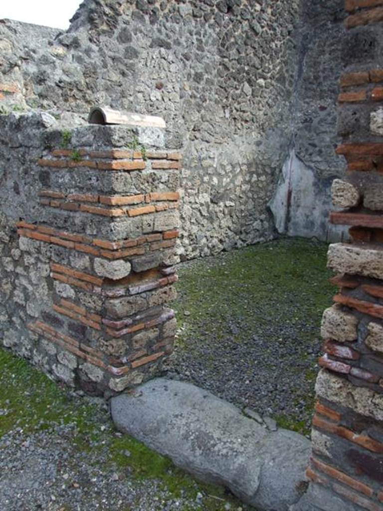 VI.3.3 Pompeii.  March 2009.  Doorway to Room 2. Cubiculum.