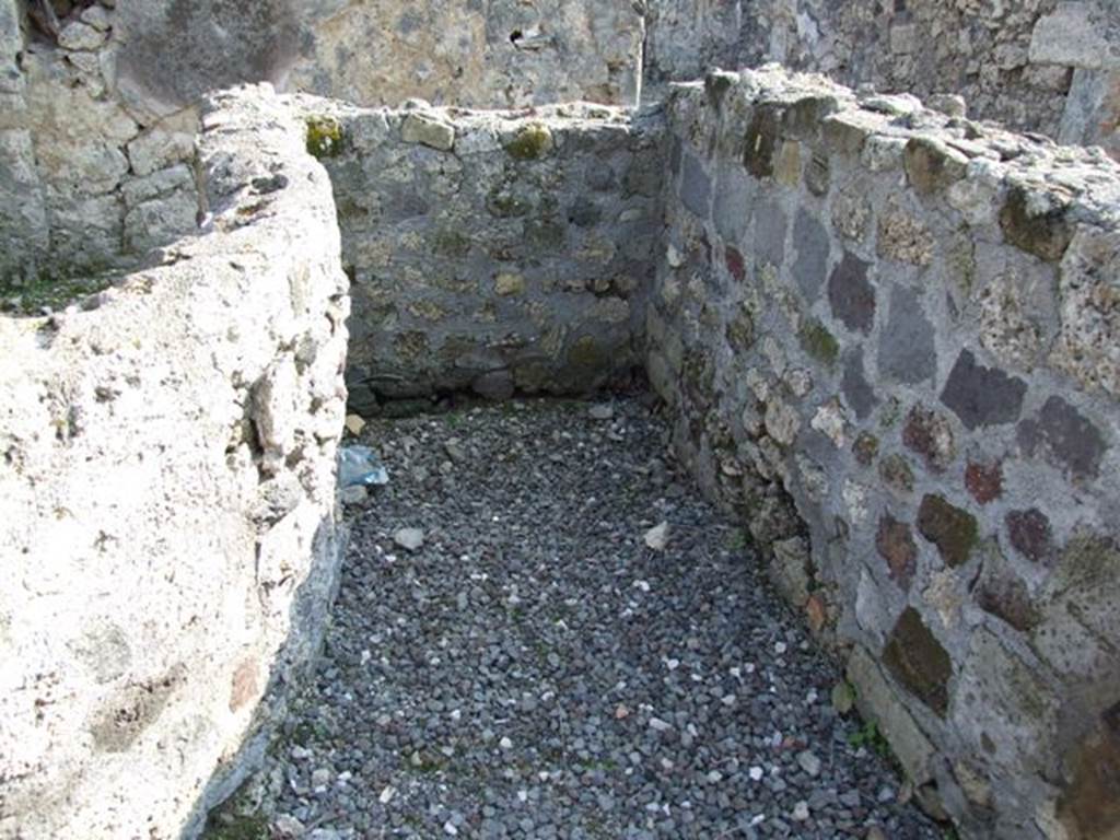 VI.7.1 Pompeii. March 2009. Area on south of entrance.