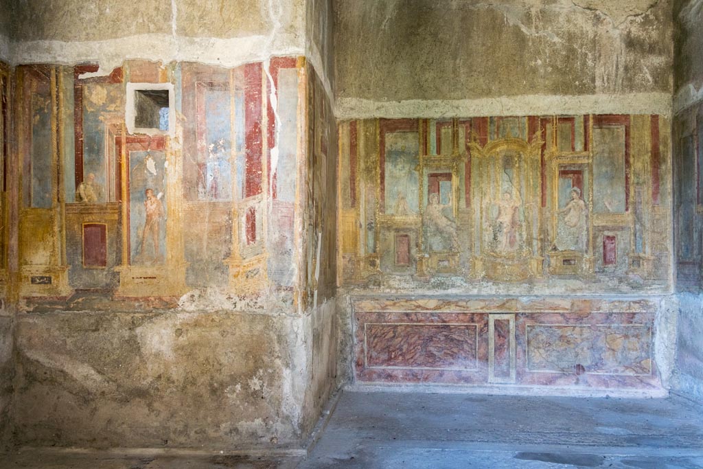 VI.7.23 Pompeii. October 2014. Looking through doorway towards west wall.
Foto Annette Haug, ERC Grant 681269 DÉCOR.
