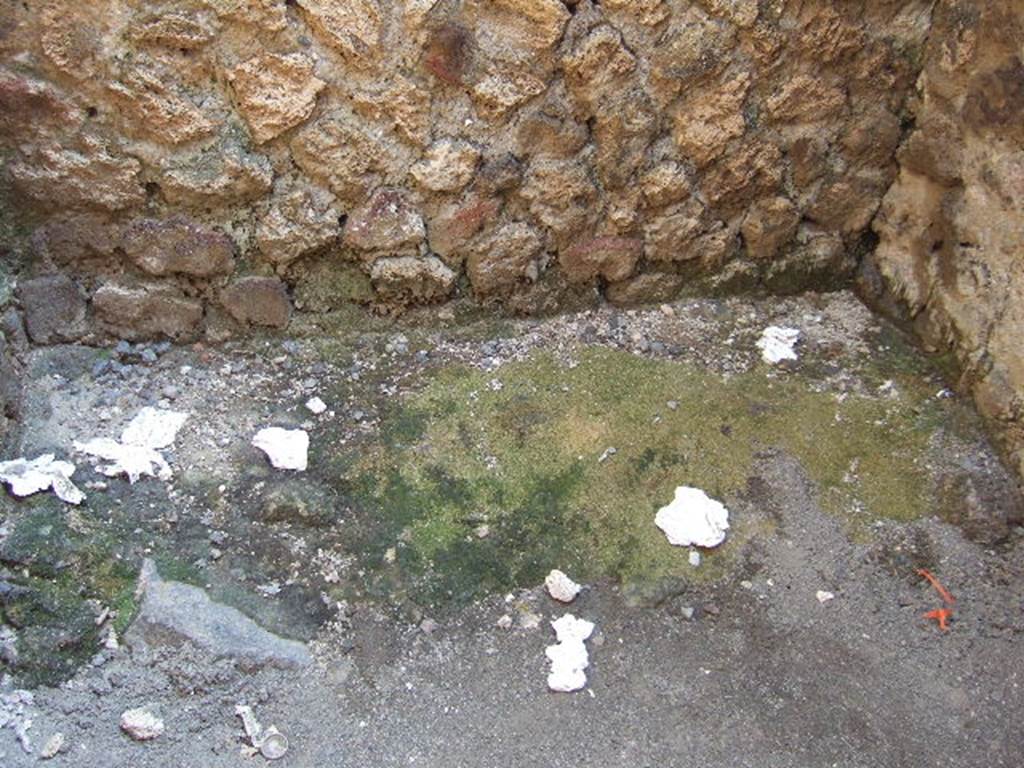 VI.8.14 May 2006. West wall and north-west corner in rear room.