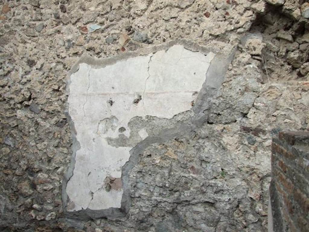 VI.8.17 Pompeii.  Shop with dwelling.  December 2007.  North wall of rear room.