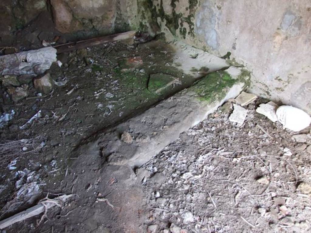 VI.8.20 Pompeii. March 2009. Room 19. Looking to north east corner, across the shallow basin walls.
