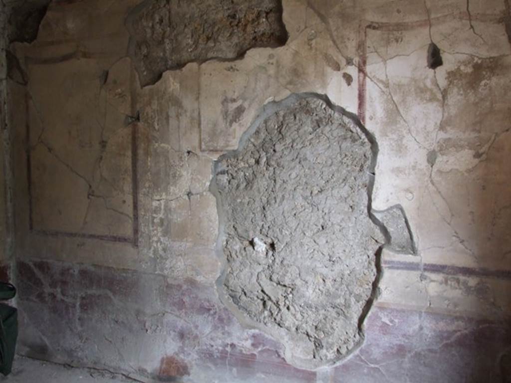 VI.9.6 Pompeii.  March 2009.  Room 21.  North wall.