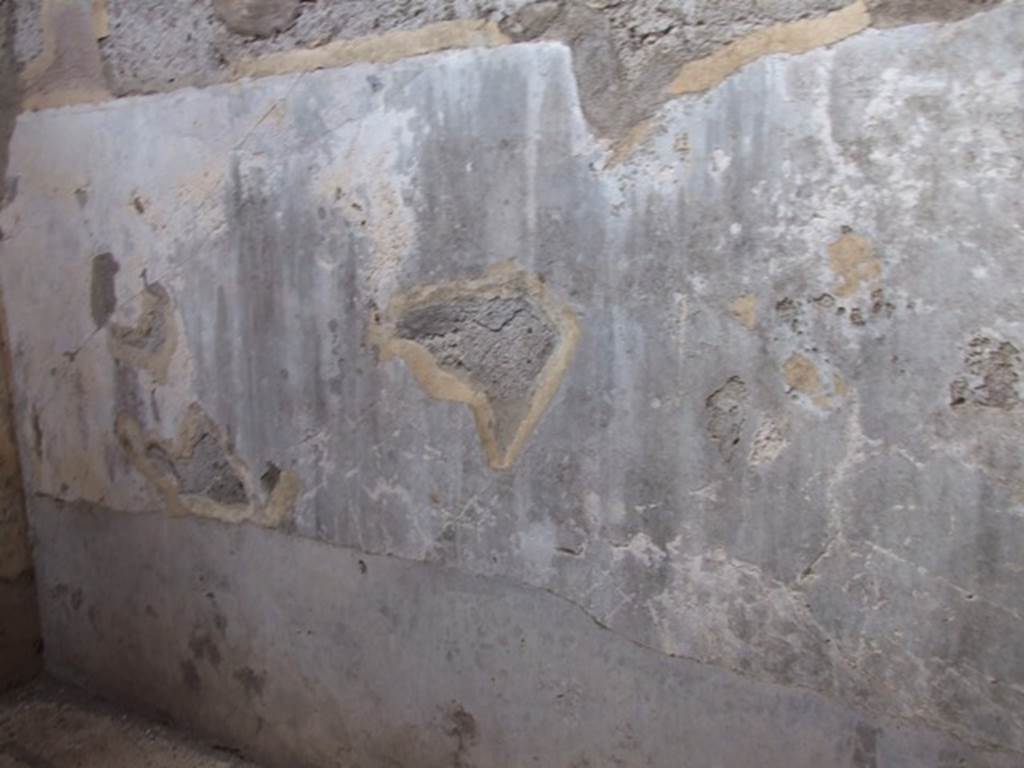 VI.9.6 Pompeii. March 2009. Room 23, north wall of room in north-west corner of peristyle. 
