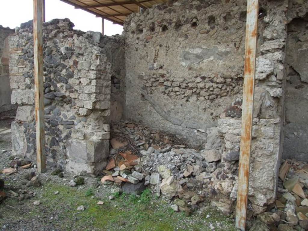 VI.9.7 Pompeii. March 2009. Room 14, cubiculum, looking west.