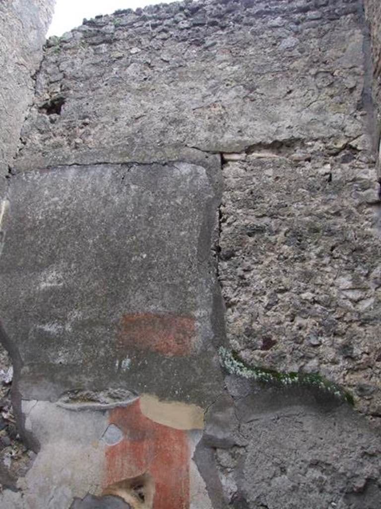 VI.10.11 Pompeii. March 2009. Room 12, south wall of cubiculum on west side of atrium.
