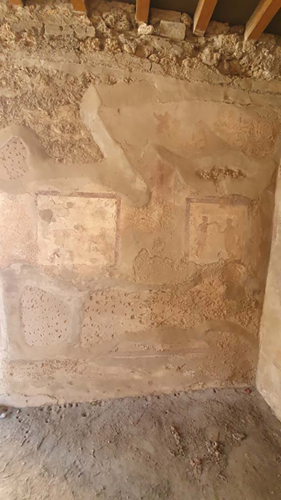 VI.10.19 Pompeii. July 2021. North wall at east end.
Foto Annette Haug, ERC Grant 681269 DÉCOR.