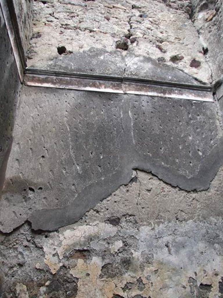 VI.11.9 Pompeii. March 2009. Room 14, north wall with vaulted ceiling.

