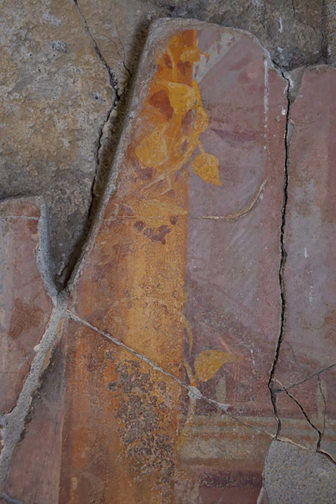 VI.11.10 Pompeii. December 2017. 
Room 42, detail from east wall, on north side of doorway to room 43.
Foto Annette Haug, ERC Grant 681269 DCOR
