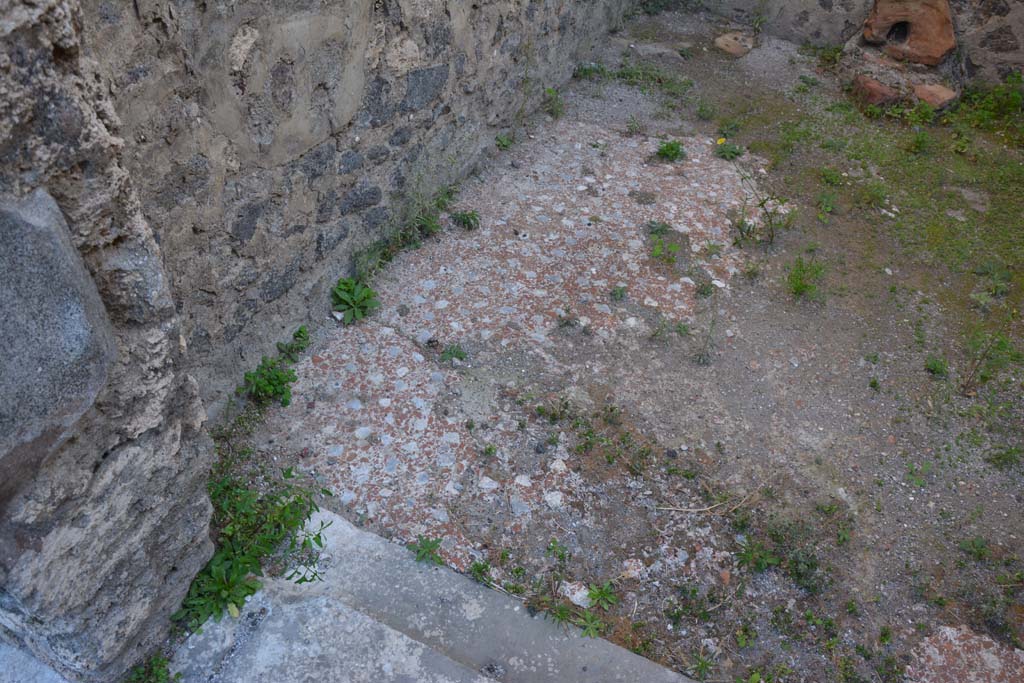 VI.11.10 Pompeii. October 2017. Room 26, detail of flooring near north wall.
Foto Annette Haug, ERC Grant 681269 DÉCOR