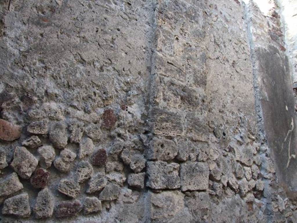 VI.11.10 Pompeii. December 2007. Room 34, west wall of room leading from atrium to peristyle.