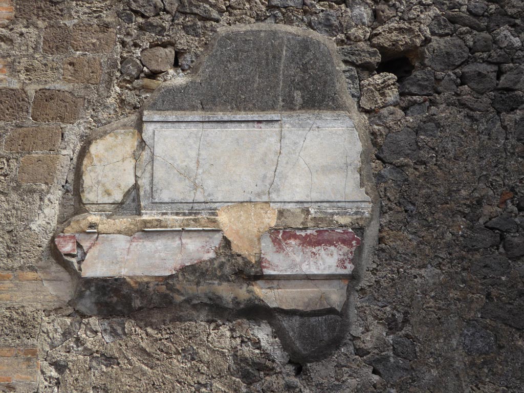 VI.12.2 Pompeii. September 2015. Detail from east wall of room 44.
Foto Annette Haug, ERC Grant 681269 DÉCOR.
