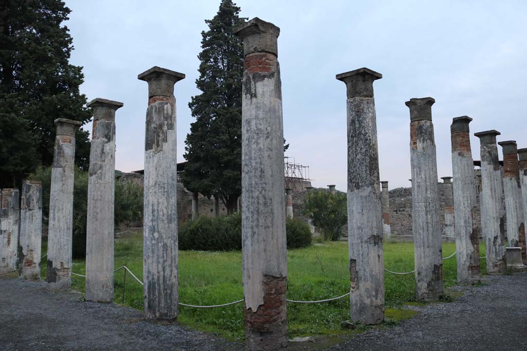 VI.12.2 Pompeii. December 2018. Looking north-east from south-west corner of rear peristyle. Photo courtesy of Aude Durand.