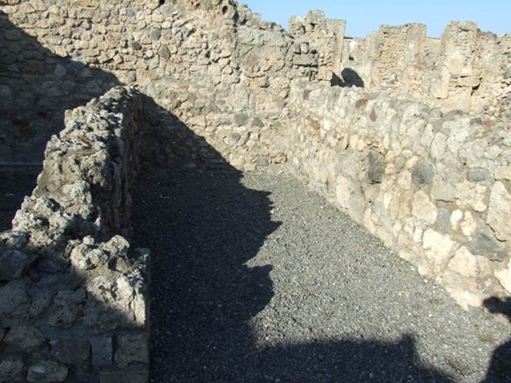 VI.14.1 Pompeii. December 2007. Small room on rear, east side.