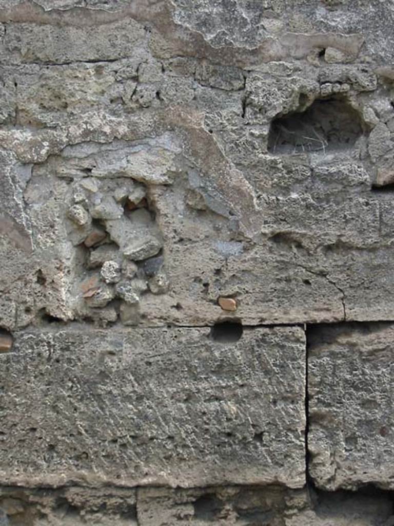 VI.14.19 Pompeii. May 2003. Detail from east wall. Photo courtesy of Nicolas Monteix.