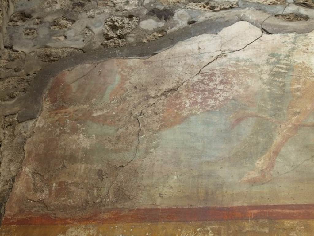 VI.14.20 Pompeii. March 2009. Room 18, painting from upper south end of west wall of garden area.  