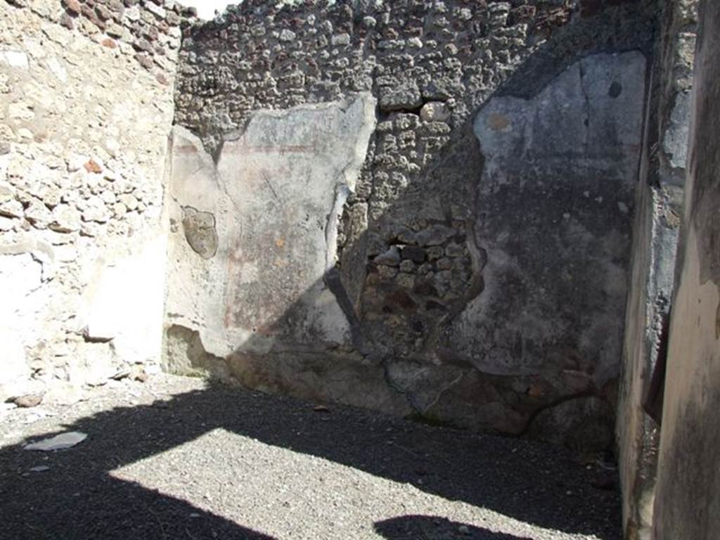 VI.14.20 Pompeii. March 2009. Room 7, looking towards east wall from doorway from room 6, ala.   

 