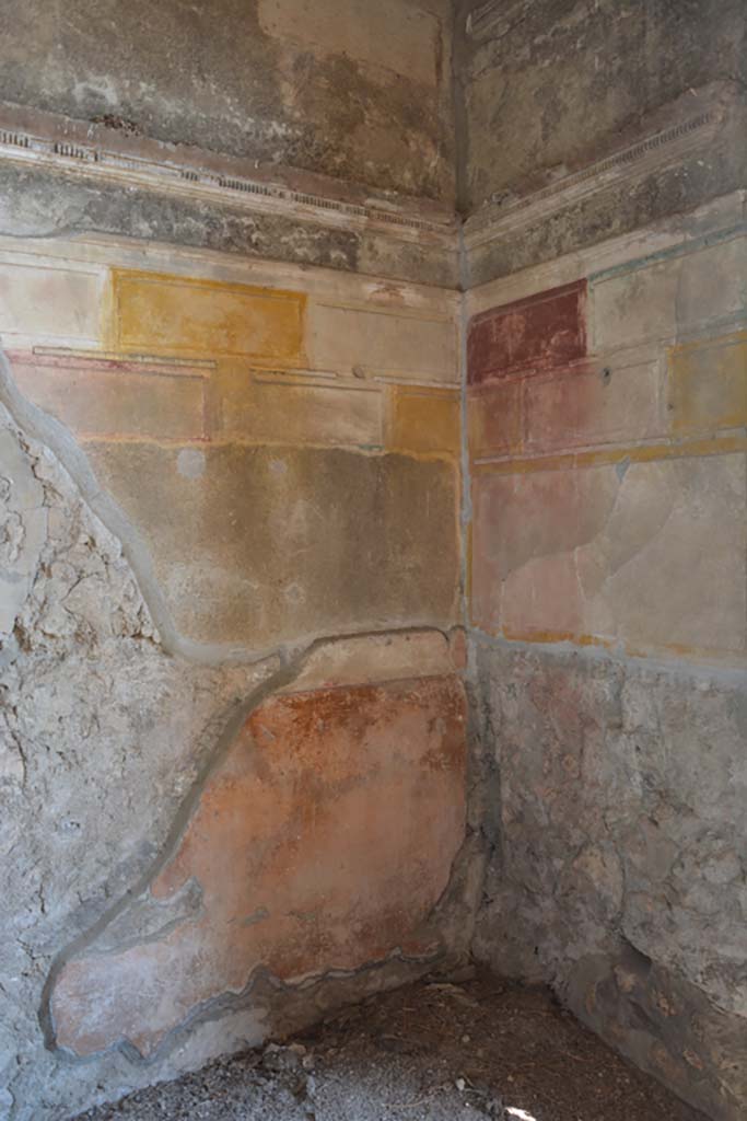 VI.14.38 Pompeii. September 2019. North wall at east end in north-east corner.
Foto Annette Haug, ERC Grant 681269 DÉCOR.