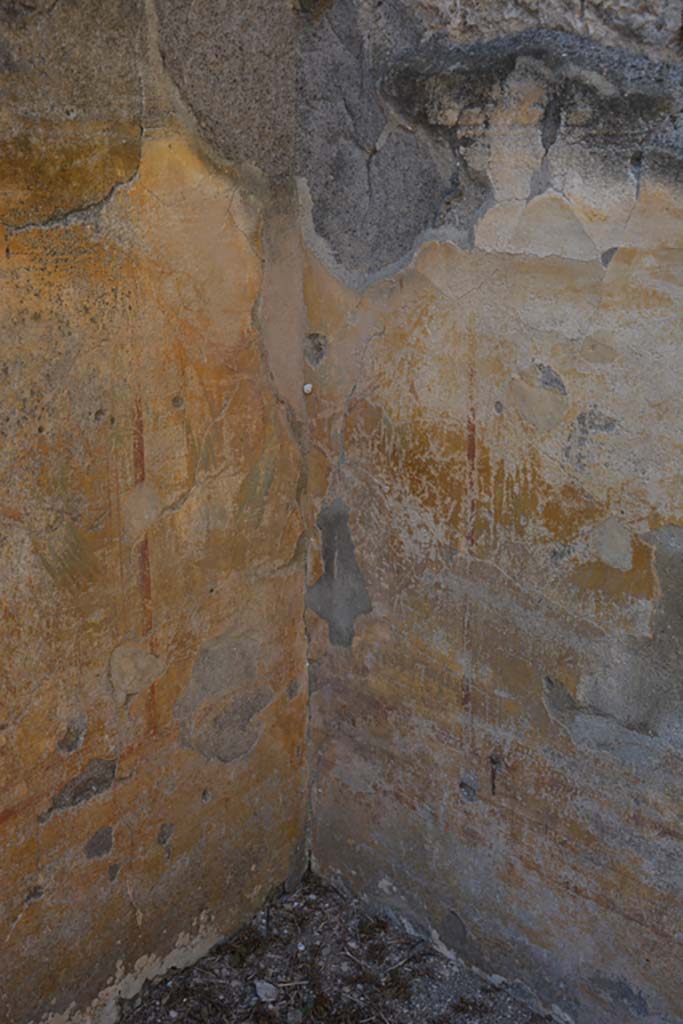 VI.14.40 Pompeii. September 2019. Lower south-west corner of cubiculum
Foto Annette Haug, ERC Grant 681269 DÉCOR
