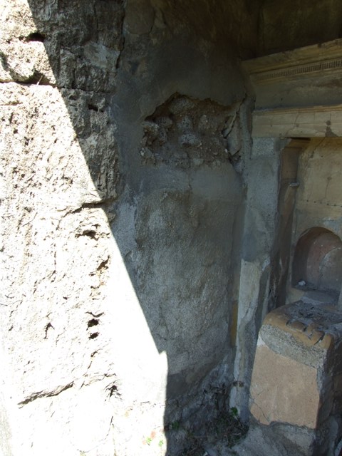 VI 15 5 Pompeii. March 2019. Room 1, looking towards north wall of recess.
Foto Annette Haug, ERC Grant 681269 DÉCOR.
