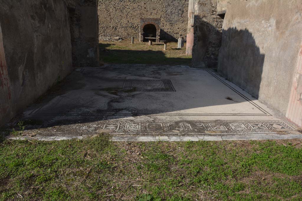VI 15 5 Pompeii. October 2019. Tablinum 7, looking west across flooring.
Foto Annette Haug, ERC Grant 681269 DÉCOR.

