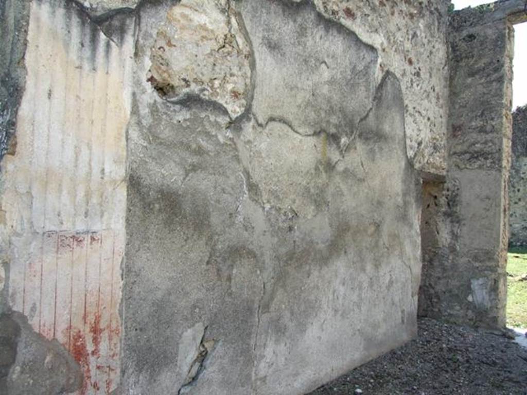 VI.15.5 Pompeii.  March 2009.  Room 7.  Tablinum.  South wall