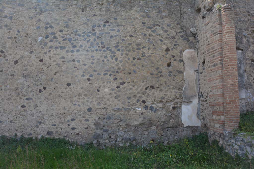 VI 15 5 Pompeii. March 2019. Garden area 11, north-west corner of west wall of garden area, with north portico, on right.
Foto Annette Haug, ERC Grant 681269 DÉCOR.
