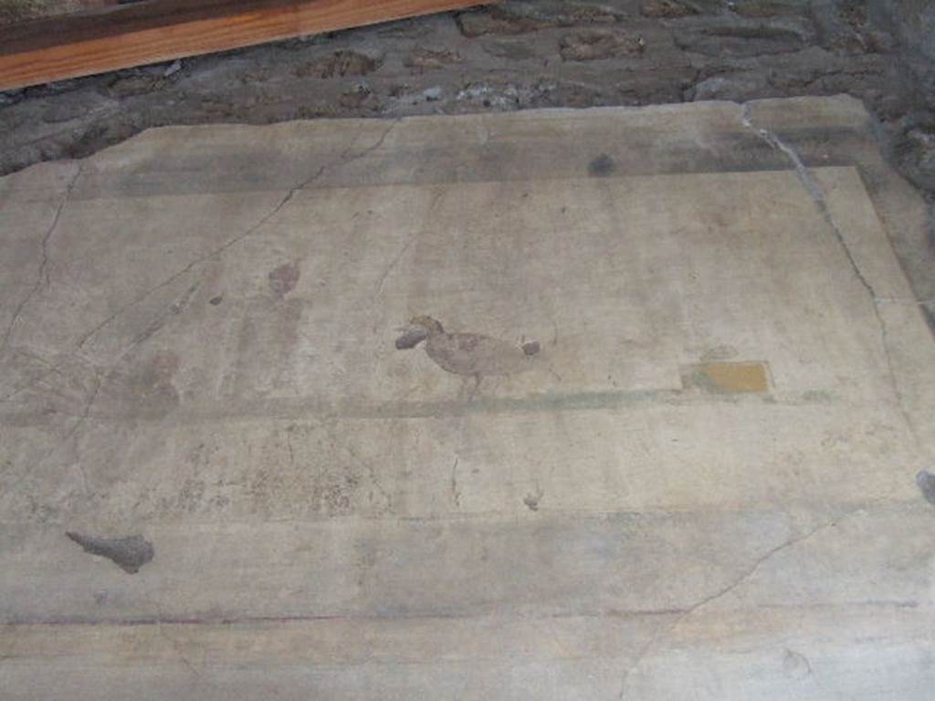 VI.16.7 Pompeii. May 2006. Entrance A upper south wall. Painting of still life.