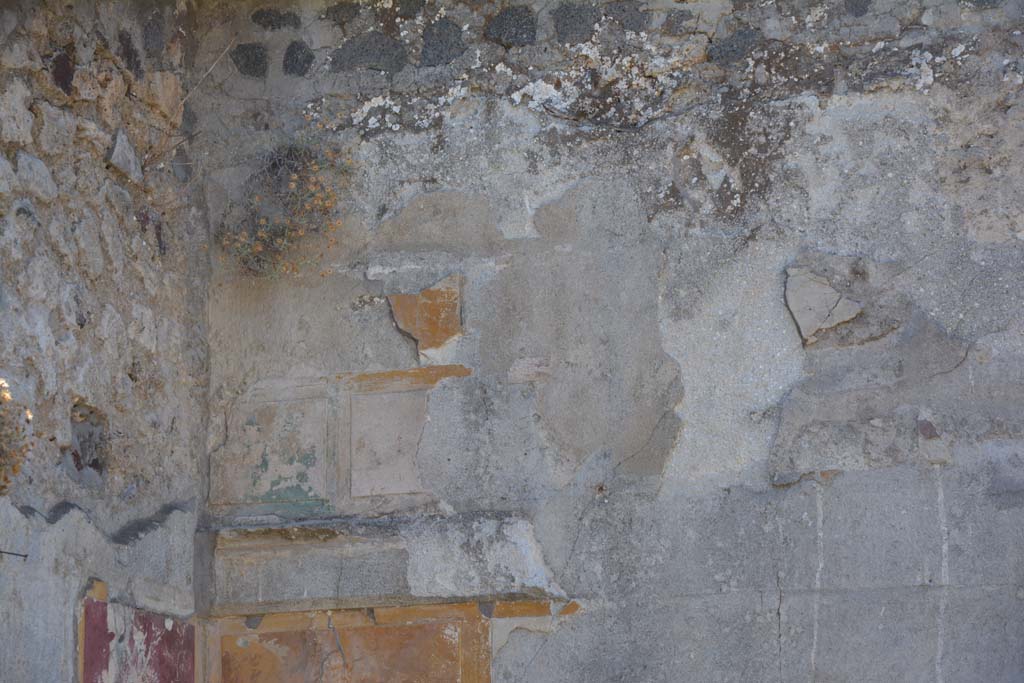 VI.16.27 Pompeii. July 2017. Room J, detail from upper south wall.
Foto Annette Haug, ERC Grant 681269 DÉCOR.