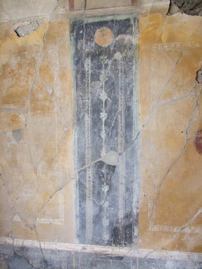 VI.16.27 Pompeii. March 2009. Room G, west wall of triclinium.