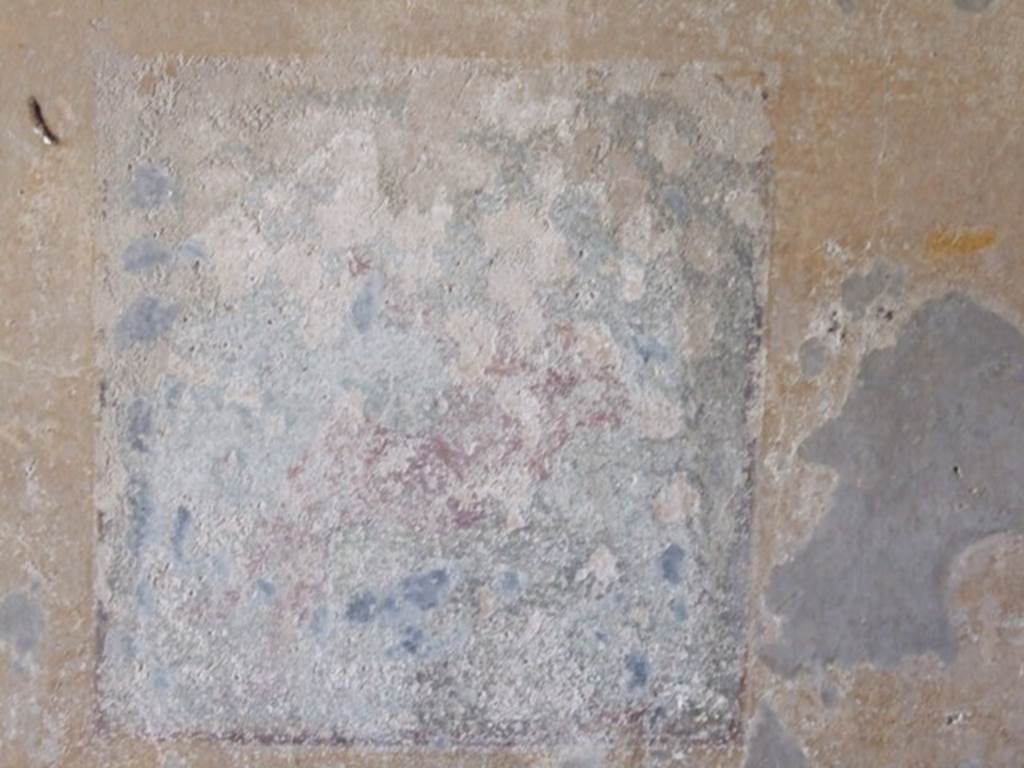 VI.16.27 Pompeii. March 2009. Room G, remains of wall painting at north end of west wall in triclinium. According to PPP, this was of Ganymede and the eagle. Not. Scavi, 1908, 187.
See Bragantini, de Vos, Badoni, 1983. Pitture e Pavimenti di Pompei, Parte 2. Rome: ICCD. (p.365)