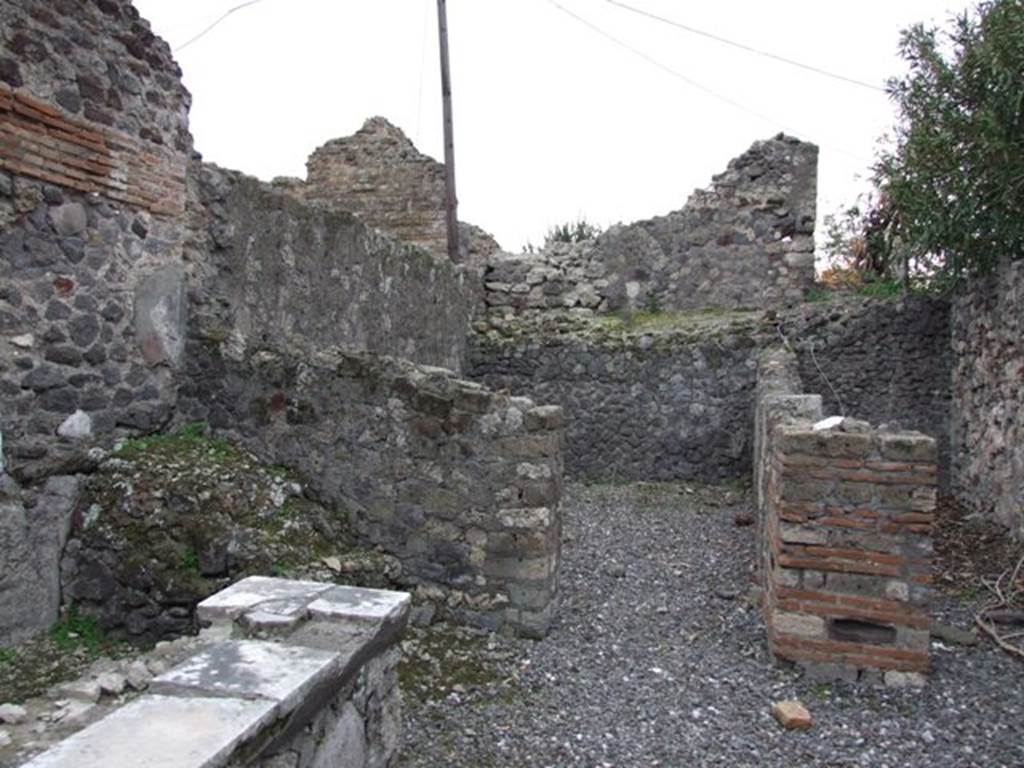 VI.17.31 Pompeii. December 2007. Room in south-west corner.