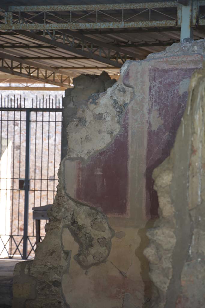 VI.17.41 Pompeii. September 2019. Detail from north end of east wall in south ala.
Foto Annette Haug, ERC Grant 681269 DÉCOR.

