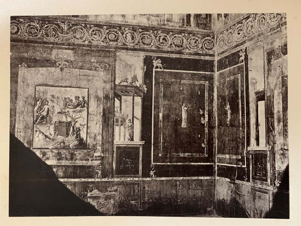 VII.1.47 Pompeii. Photo by G. Sommer. Exedra 10, looking towards north-east corner. Photo courtesy of Rick Bauer.

