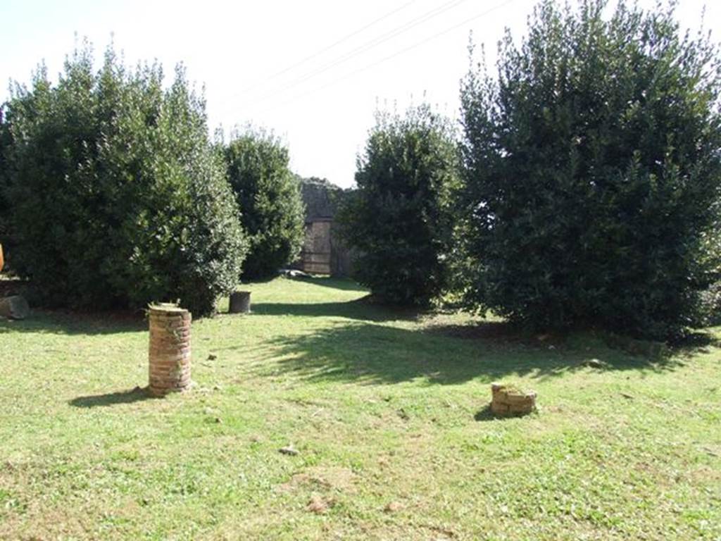 VII.2.20 Pompeii. March 2009. Looking south-east across garden area of peristyle.