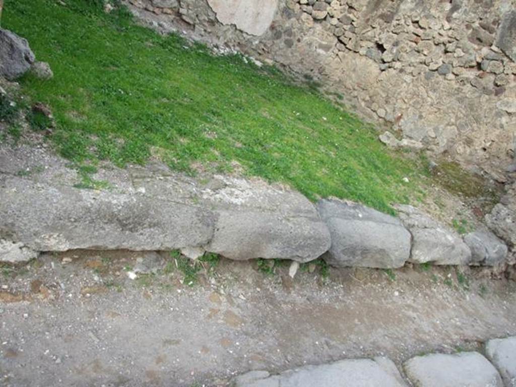 VII.2.34 Pompeii. December 2007. Threshold or sill.  