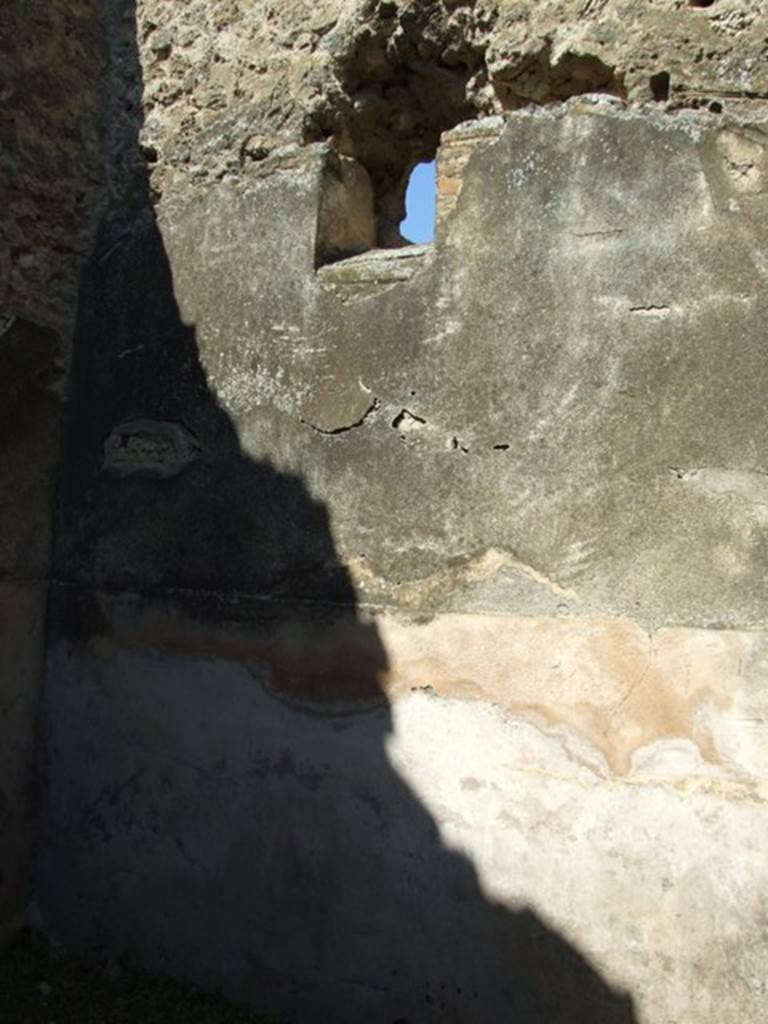 VII.3.29 Pompeii.  March 2009.  Room 4.  North wall, with window, overlooking kitchen of VII.3.4.