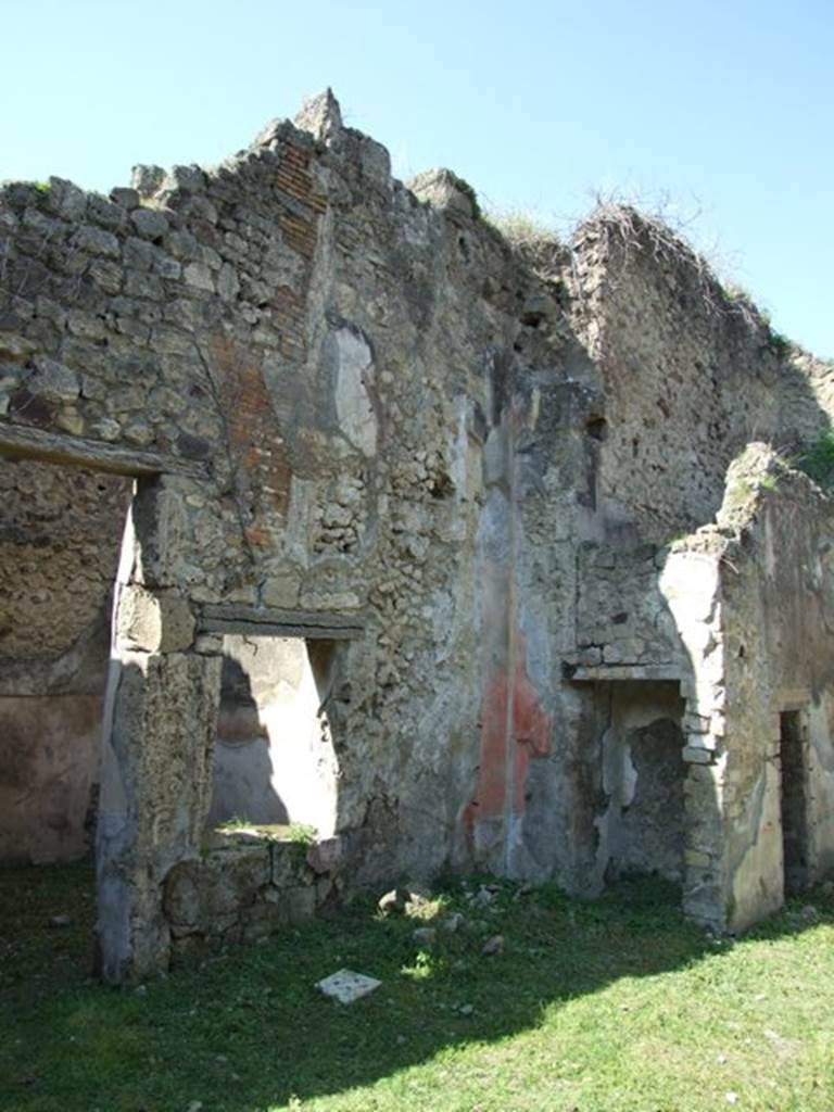 VII.3.29 Pompeii. March 2009. Room 1, west side of atrium.  