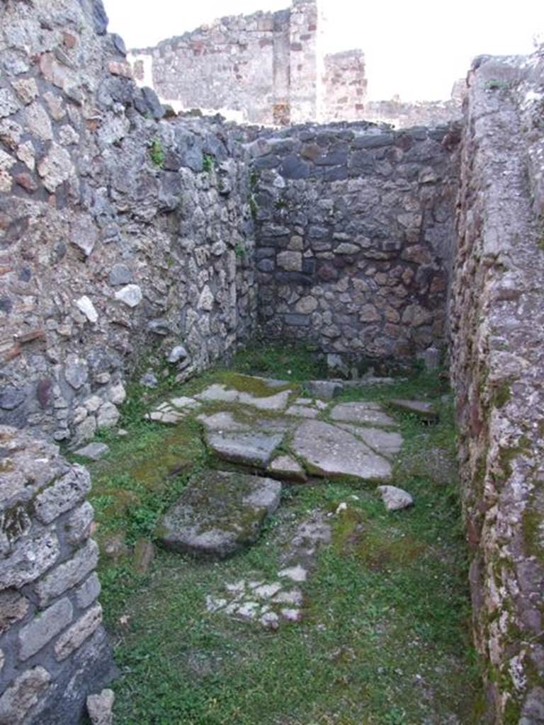 VII.4.31 Pompeii.  March 2009.  Room 36. Latrine.