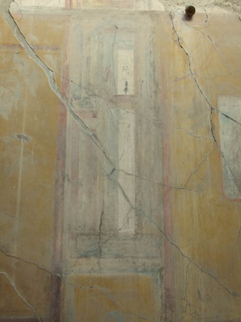 VII.4.31 Pompeii. March 2009. Room 12, east wall of oecus.  


