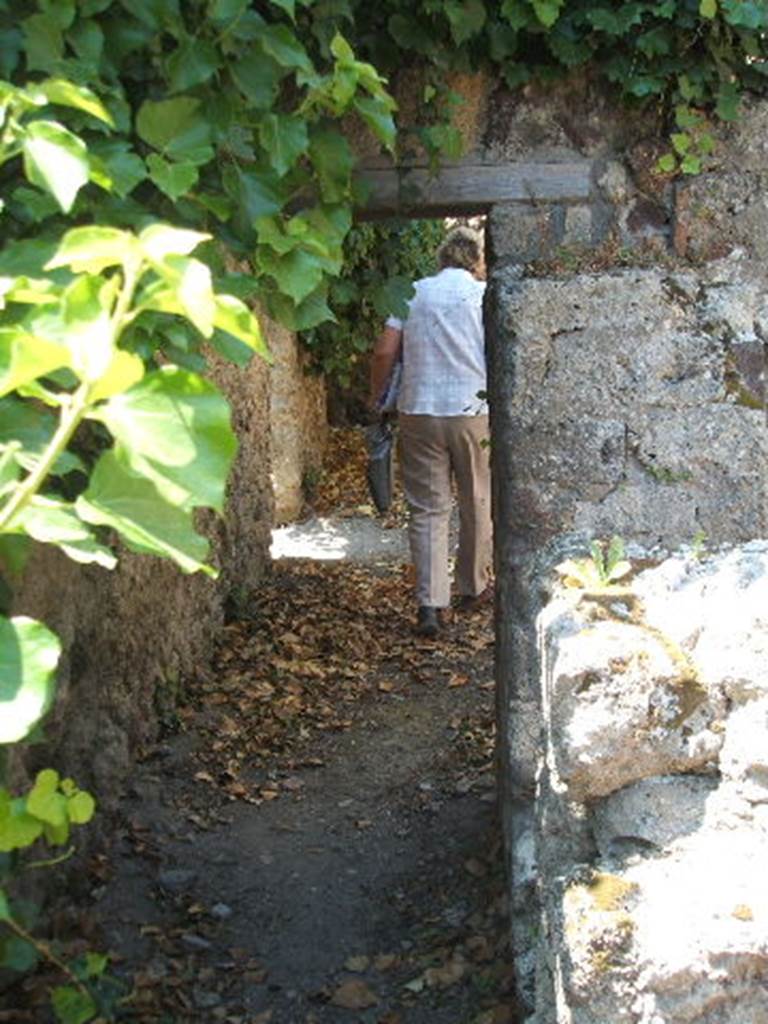 VII.4.39 Pompeii. May 2005. Looking west into workshop.