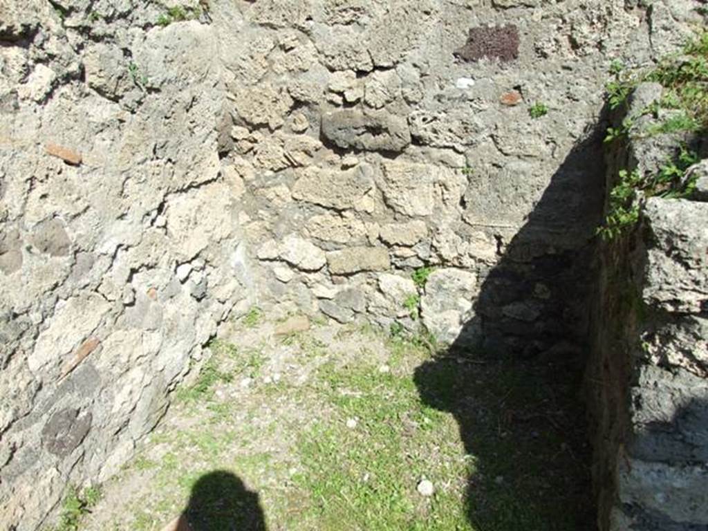 VII.4.57. Pompeii.  March 2009.  Room 3.  Kitchen? North east corner, under stairs.