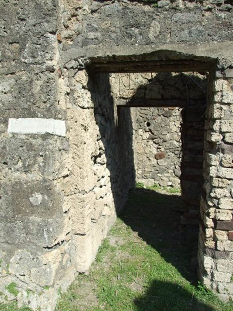 VII.4.57. Pompeii.  March 2009. Room 16. Kitchen, Latrine and stairs to upper floor.